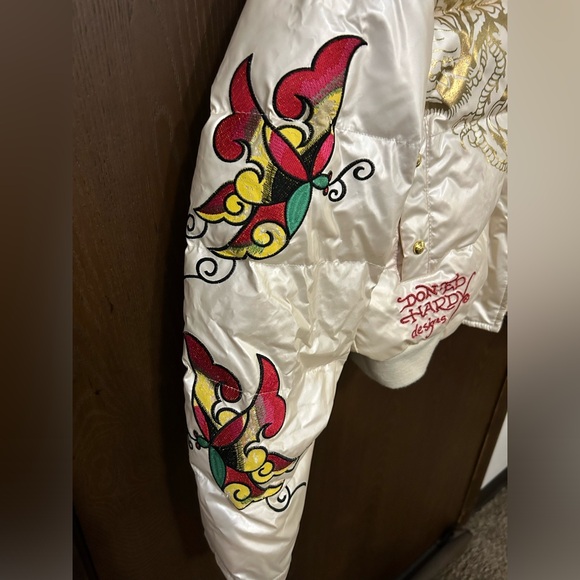 Rare Ed Hardy Puffer Tiger Jacket - Picture 3 of 16